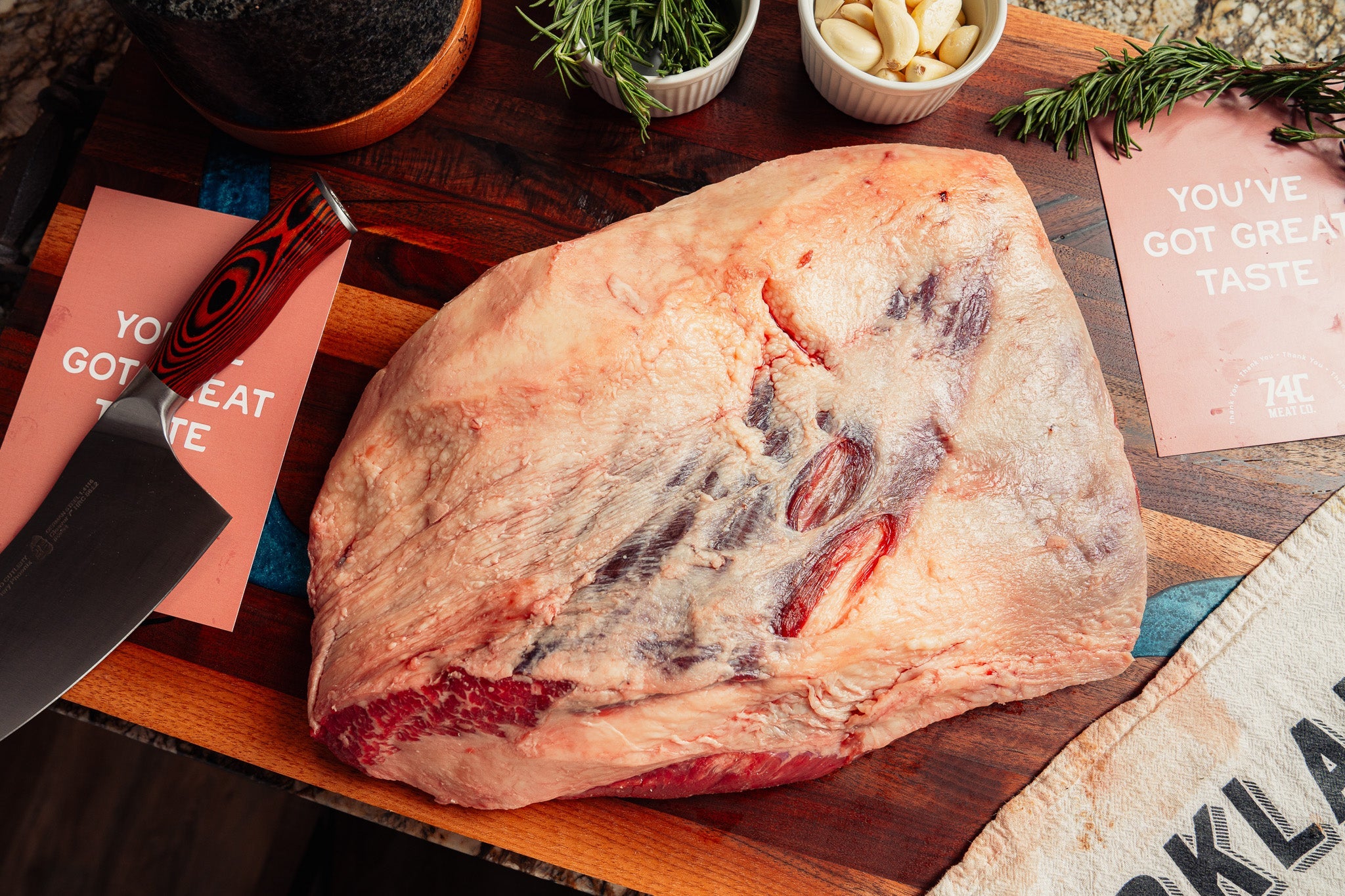 Brisket - Pasture-Raised Beef - 74C Meat Co. OKC
