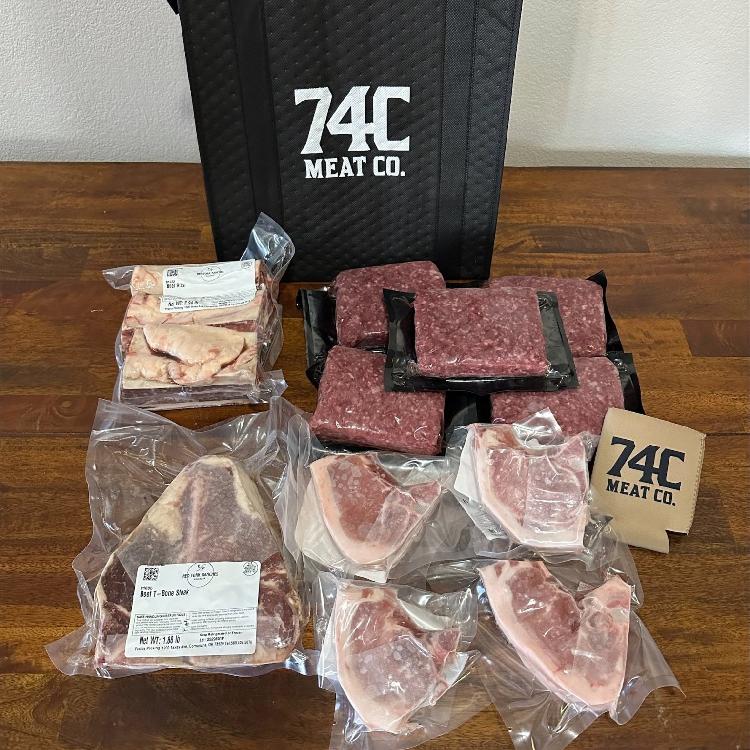 Grand Opening Box - Pasture-Raised Beef and Pork - 74C Meat Co. OKC