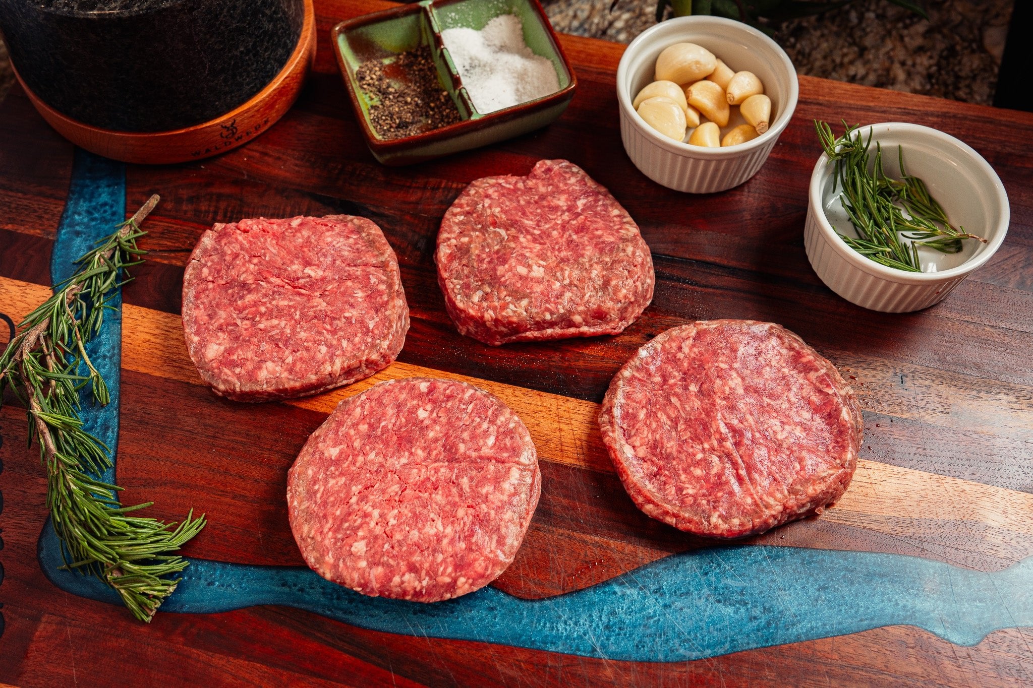 Ground Beef Patties - Pasture-Raised Beef - 74C Meat Co. OKC