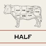 Half Beef - Pasture-Raised Beef - 74C Meat Co. OKC