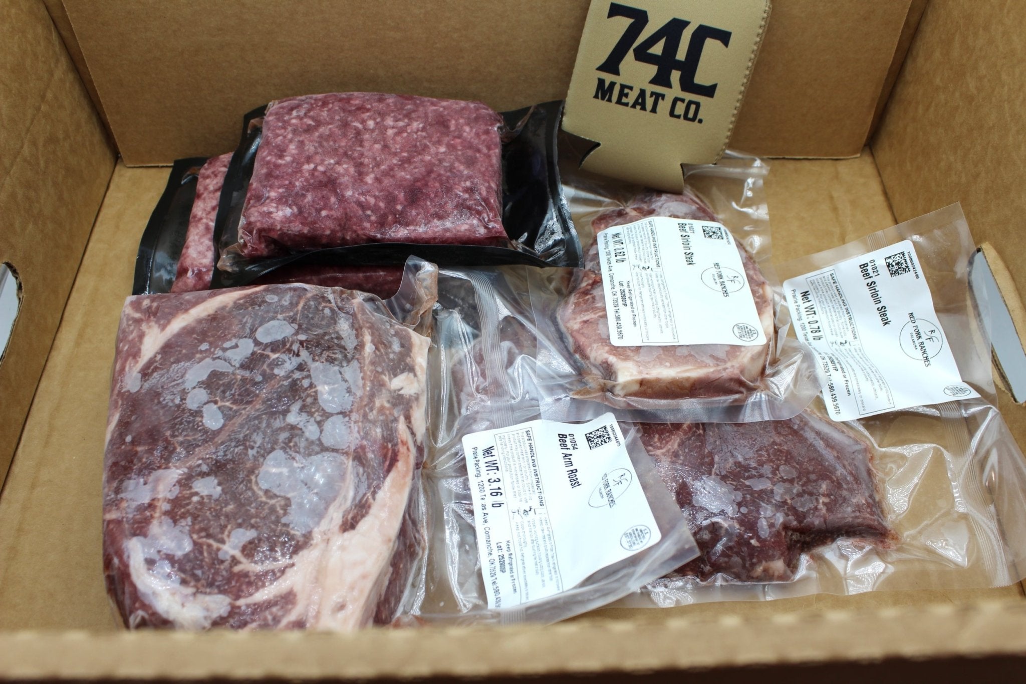 Starter Box - Pasture-Raised Beef and Pork - 74C Meat Co. OKC