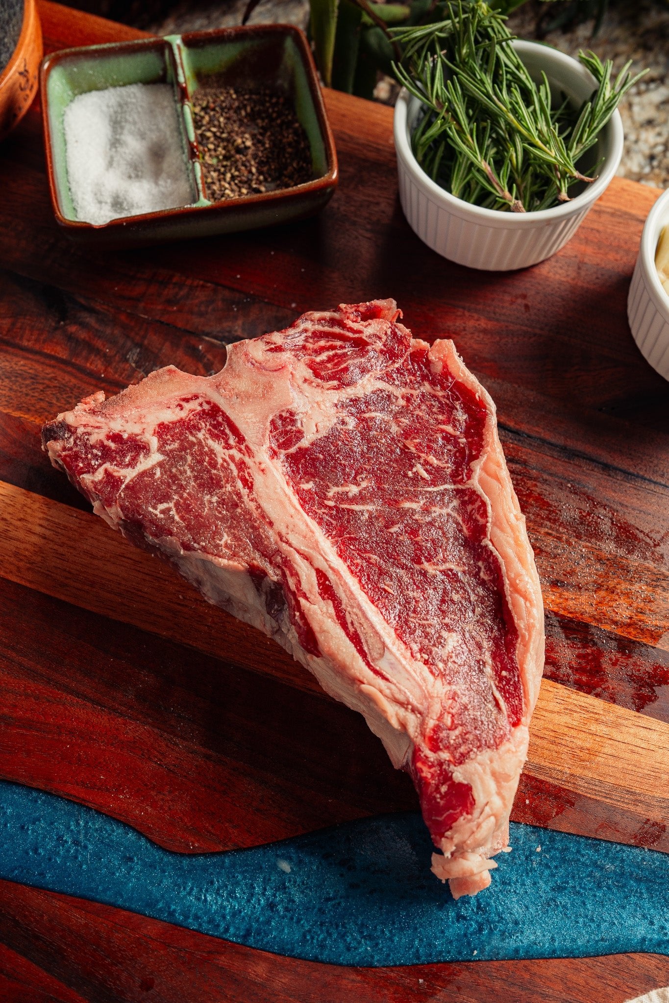 T-Bone Steak - Pasture-Raised Beef - 74C Meat Co. OKC